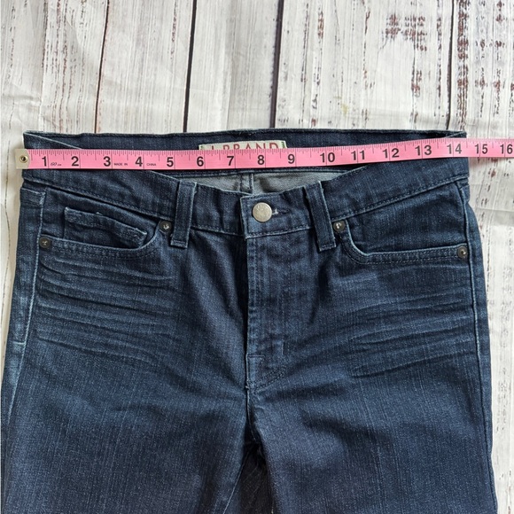 J BRAND | Cigarette Leg Dark Wash Denim Jeans Women’s Size 27 X 30” - Picture 3 of 7